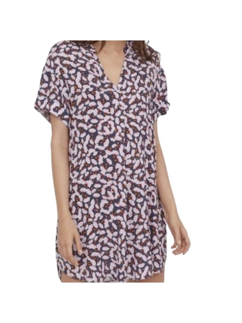 Anna Glover X H&M Ginko Floral Shift Dress Size 10